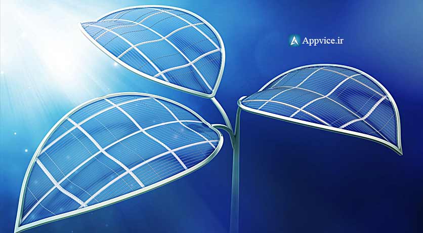 درست مانند نسخه های قبلی bionic leaf 2.0 در آب قرار میگیرد و همزمان با جذب انرژی خورشیدی قادر است مولکول های آب را به... در فرآیند تولید سوخت و انرژی تول...