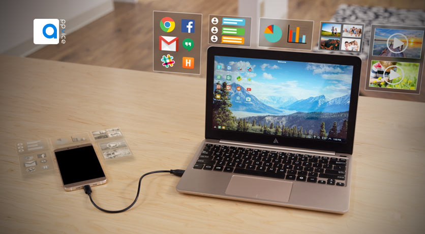 گجت Superbook مانند قابی ست که گوشی اندروید شما را تبدیل به یک لپ تاپ کامل میکند و برایتان این امکان را فراهم می آورد که با آزادی عمل در هر لحظه و هر مکان