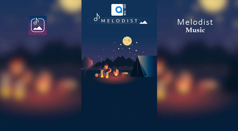 اپلیکیشن آیفون Melodist پس از تبديل هر عكس به موسيقي، قطعه ساخته شده را با افكتي انيميشني پخش ميكند و به شما امكان ميدهد بتوانيد سرعت پخش موسيقي
